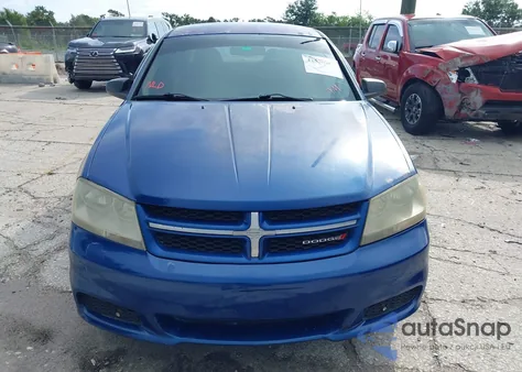 2014 Dodge Avenger Se из США, поврежденный, VIN 1C3CDZAB6EN160646